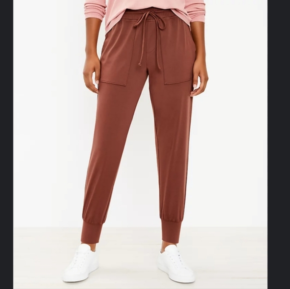 Lou & Grey Pants - Lou & Grey brown joggers